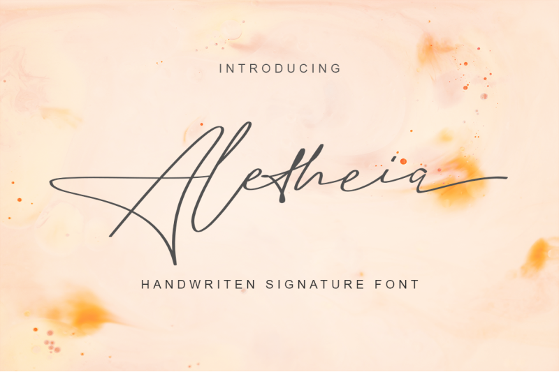 aletheia-a-handwritten-signature-font