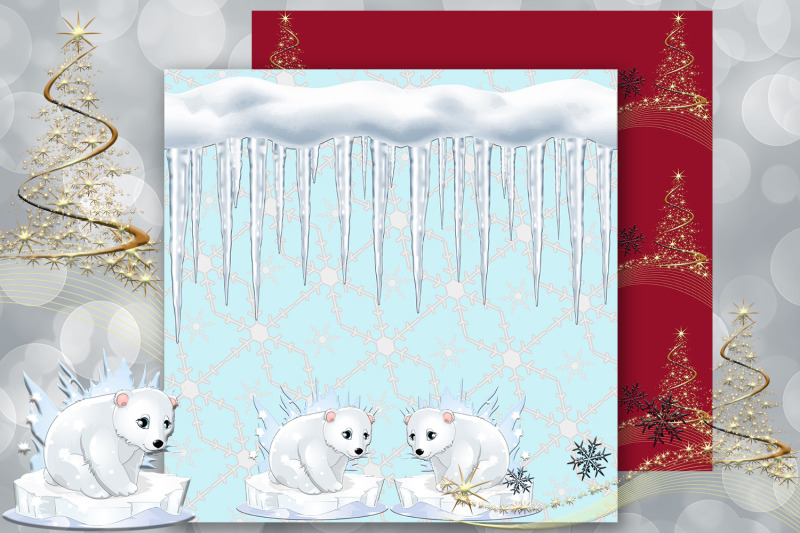 winter-digital-paper-winter-digital-background-snowman-card-snow-di