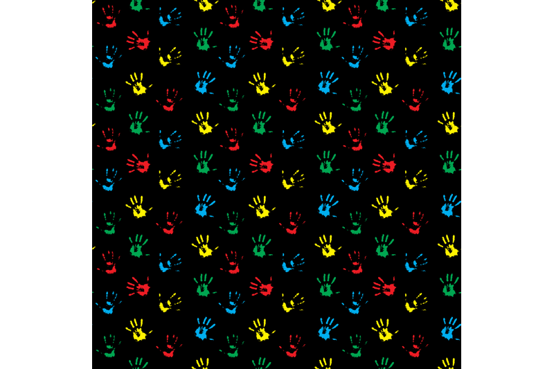 seamless-pattern-hand-print-colored