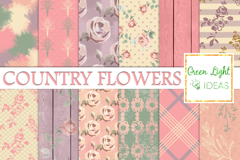 shabby-country-flowers-digital-papers-floral-spring-backgrounds