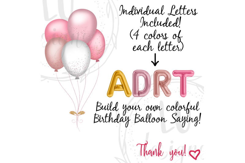 birthday-girl-clipart-first-years-party-illustrations-foil-balloons