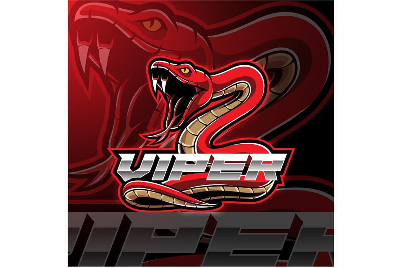 viper-snake-mascot-logo-design