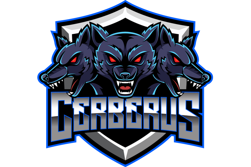 three-headed-cerberus-mascot-logo-design
