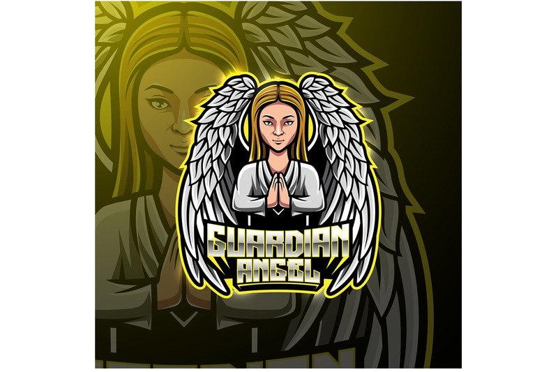 guardian-angel-esport-mascot-logo-design