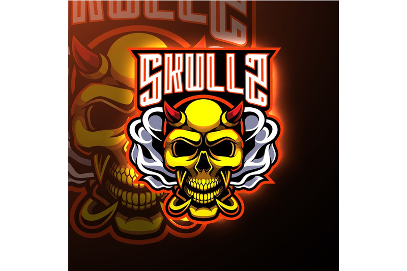 skull-devil-mascot-logo-design