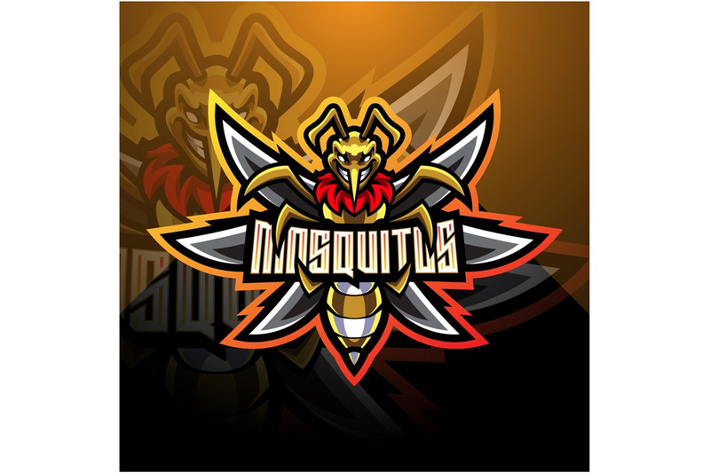 mosquito-esport-mascot-logo-design