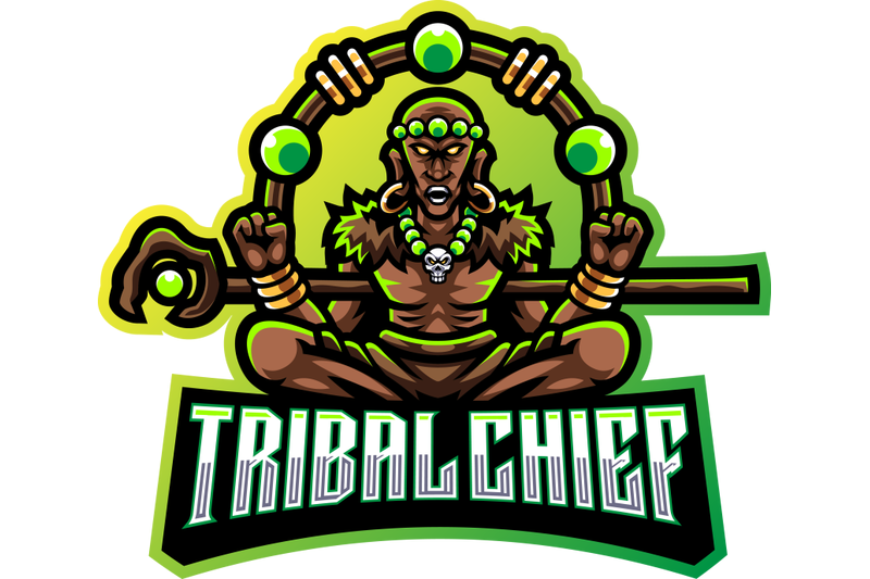 tribal-chief-esport-mascot-logo