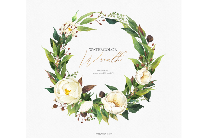 watercolor-floral-wreath-white-flowers-amp-greenery