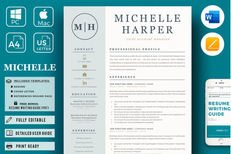 professional-amp-modern-resume-cv-design-cover-letter-references