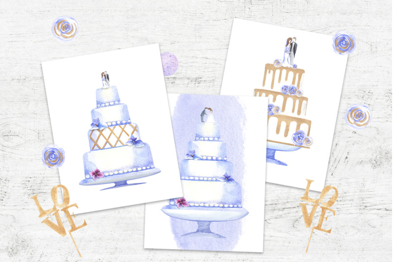 watercolor-wedding-cakes