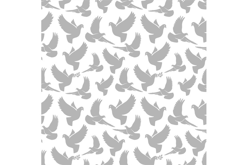 dove-grey-silhouettes-on-white-seamless-pattern