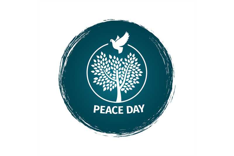 grunge-peace-day-logo-with-dove-and-tree