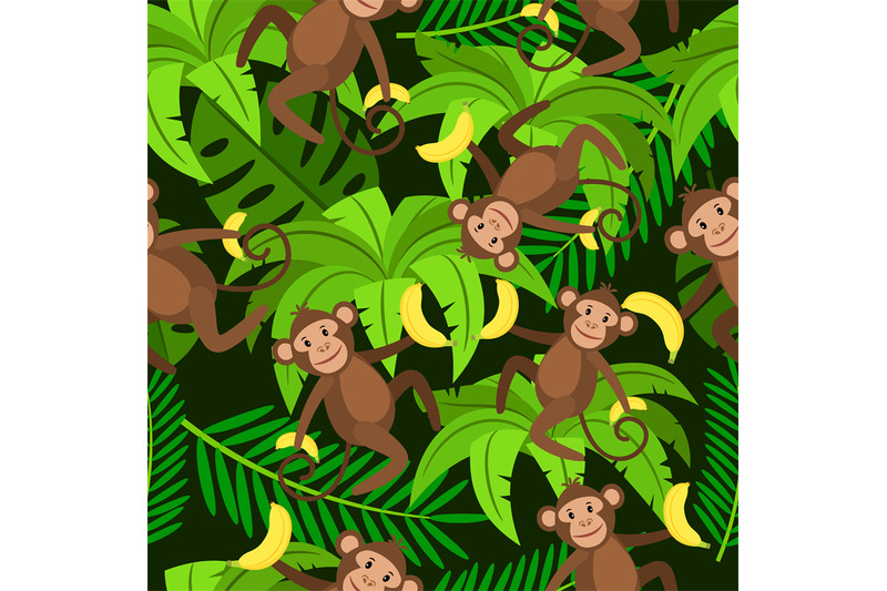 monkeys-and-bananas-seamless-pattern