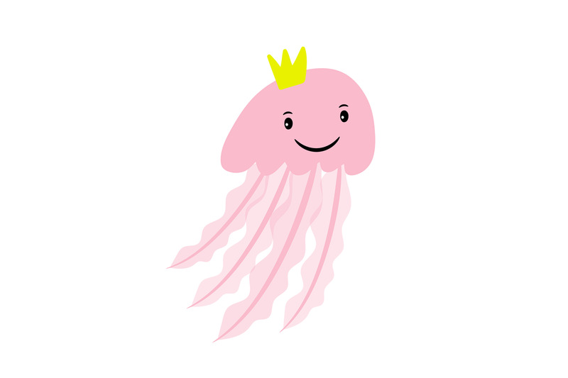 pink-cartoon-jellyfish