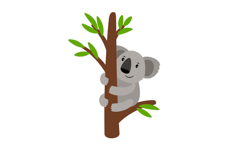 grey-koala-on-tree