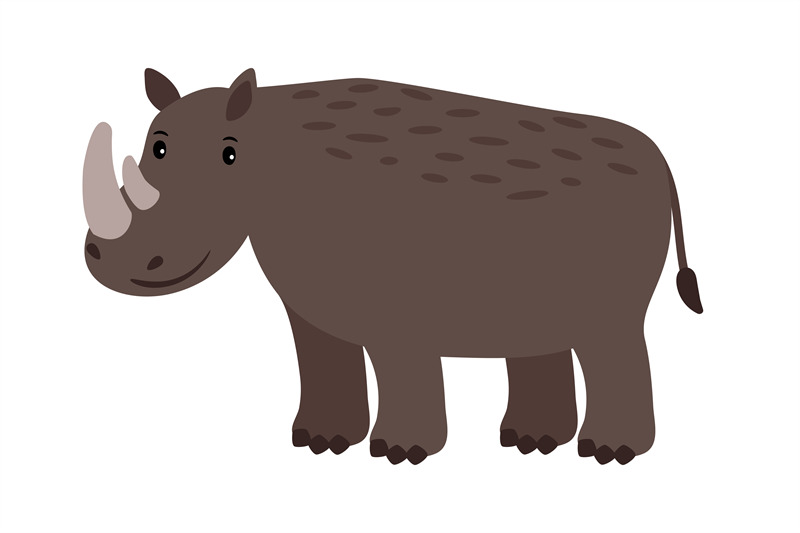 rhino-grey-safary-animal-icon