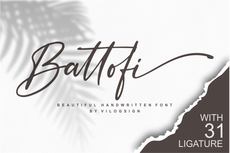 battofi-handwritten-font