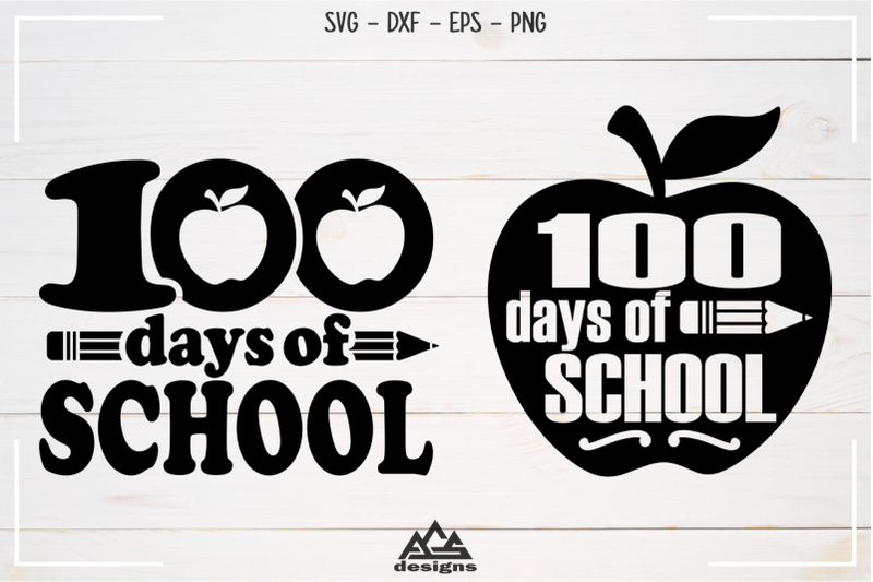 100-days-of-school-svg-design