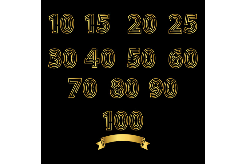 gold-number-simple-vector-illustration