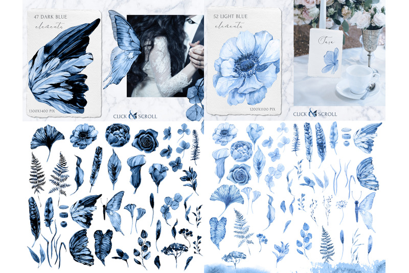 twilight-garden-blue-watercolor-set