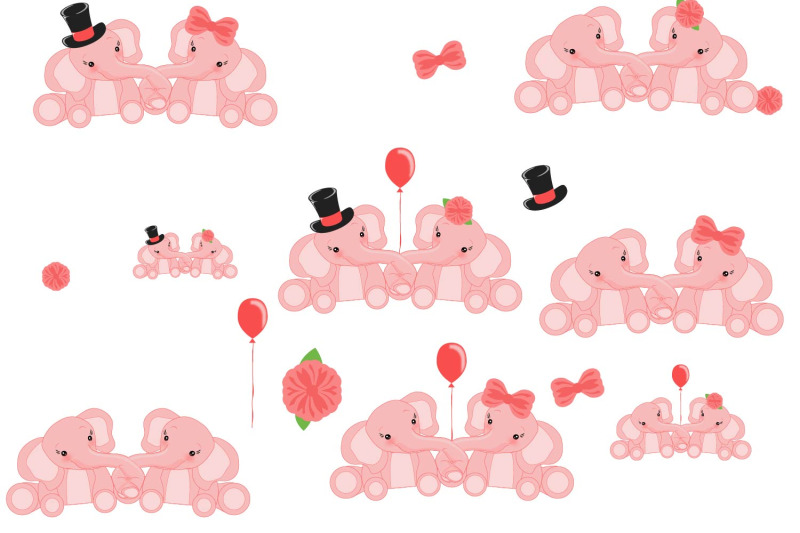 cute-pink-baby-elephants-bundle