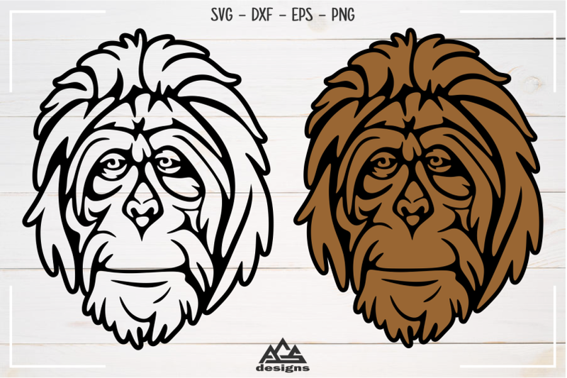 orang-utan-primata-svg-design
