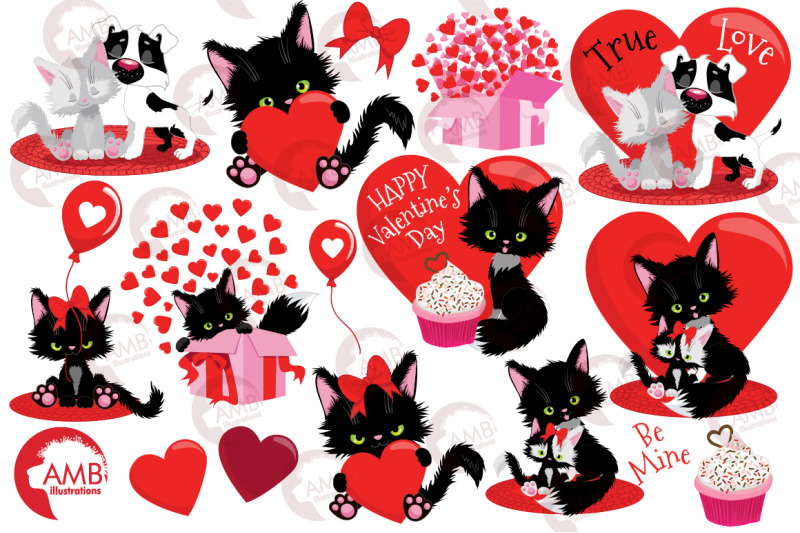 valentine-cat-039-s-clipart-pack-amb-2709