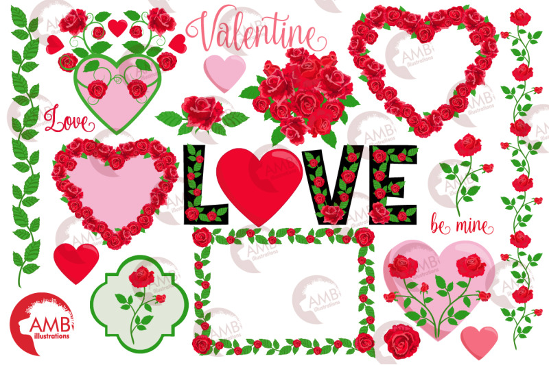 valentine-red-roses-clipart-embellishments-amb-2711
