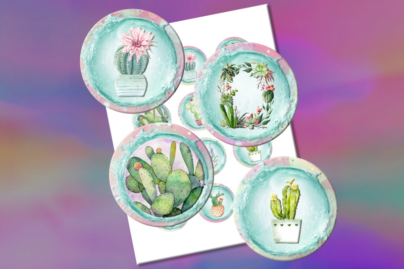 cactus-printable-succulent-images-pastel-colors