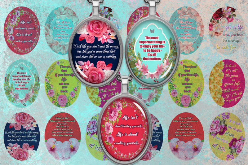 oval-digital-collage-sheet-quotes-digital-collage-sheet