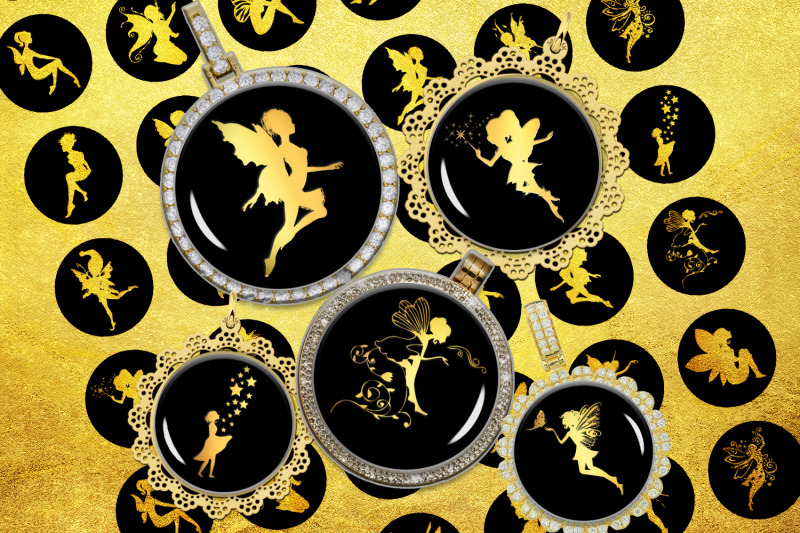 fairies-silhouettes-gold-fairy-images-fairy-pendant