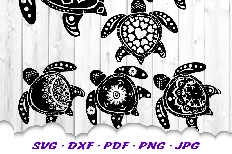 mandala-turtle-svg-dxf-cut-files-bundle