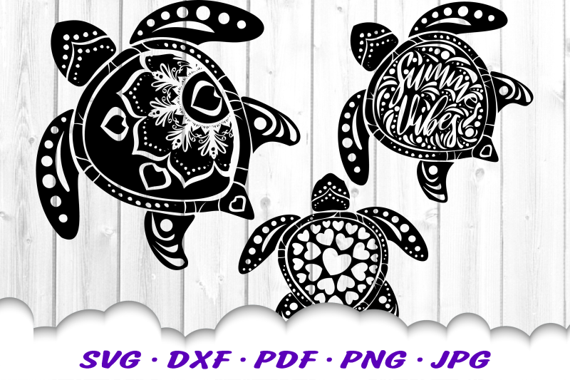 mandala-turtle-svg-dxf-cut-files-bundle