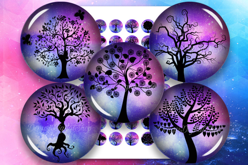 tree-silhouettes-tree-of-life-printable-circles