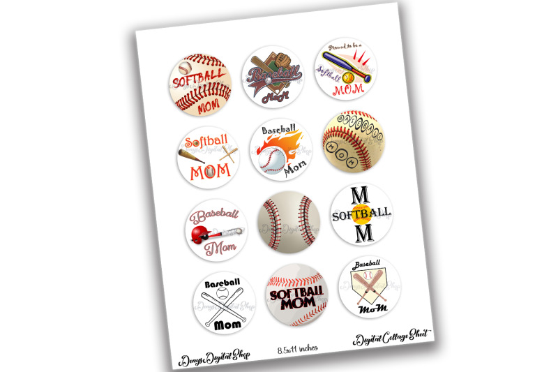 softball-collage-sheet-baseball-images-softball-mom-images