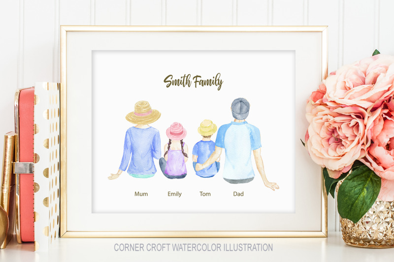 watercolor-clipart-family-sitting-back