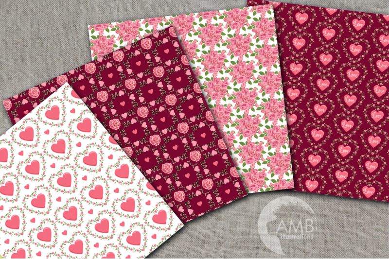 pink-rose-valentine-papers-amb-2717
