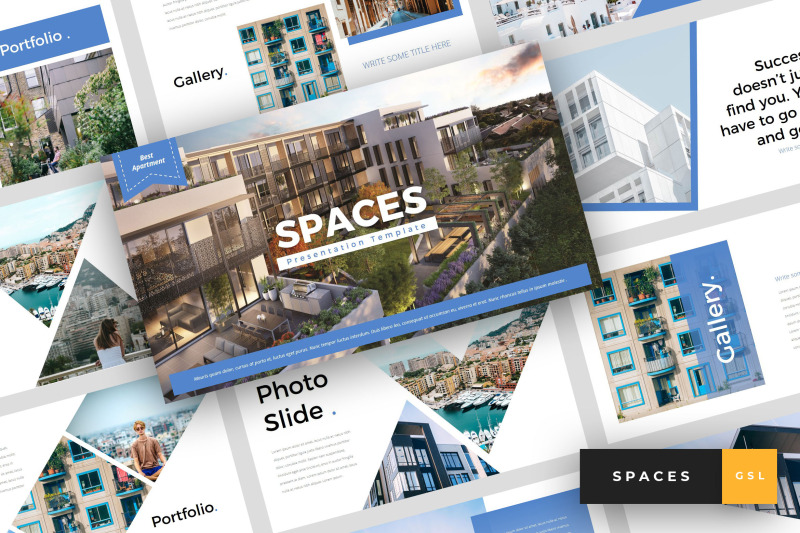 spaces-apartment-google-slides-template