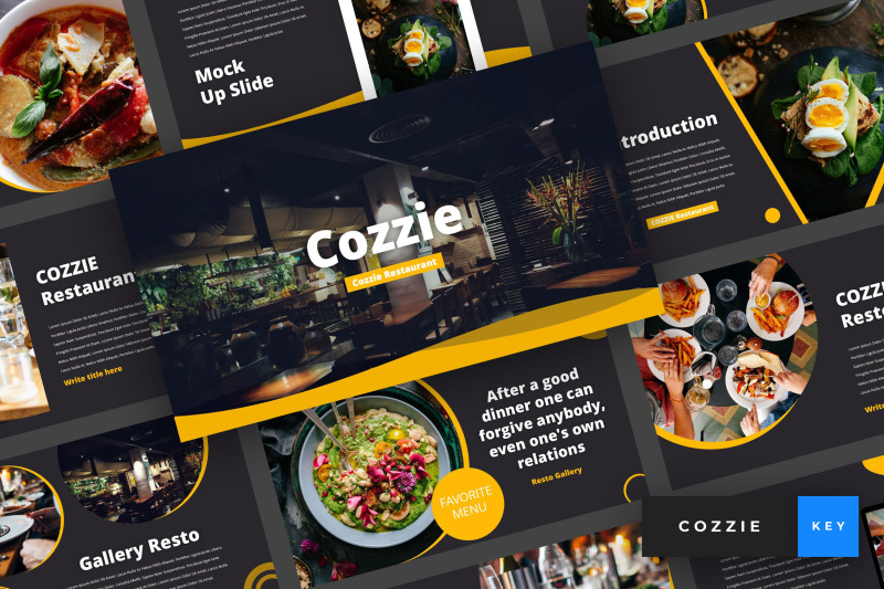 cozzie-restaurant-keynote-template