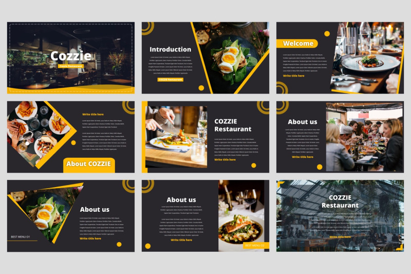 cozzie-restaurant-keynote-template