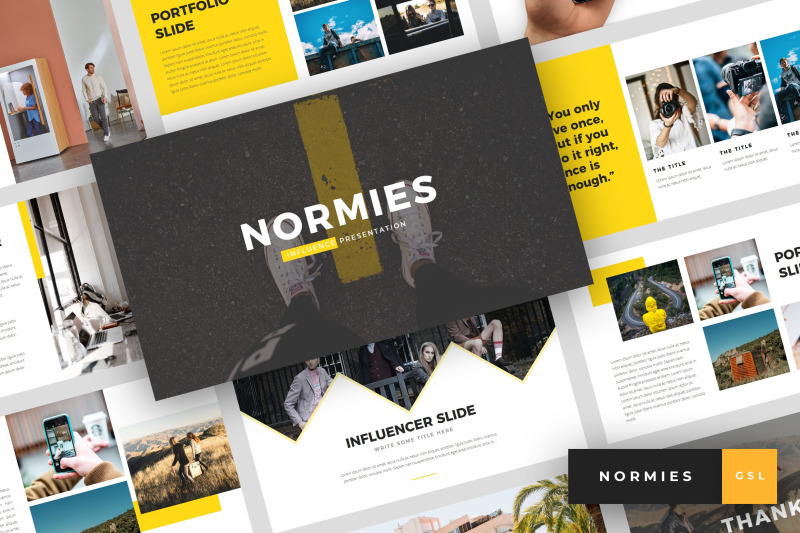 normies-influencer-google-slides-template