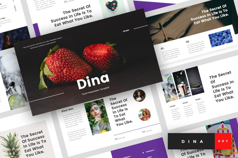 dina-food-powerpoint-template