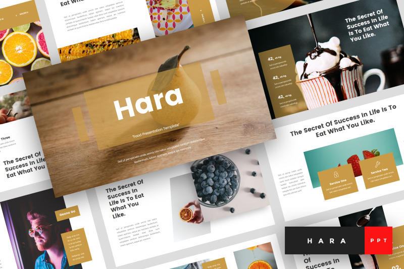 hara-food-powerpoint-template