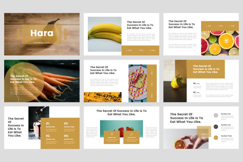 hara-food-powerpoint-template