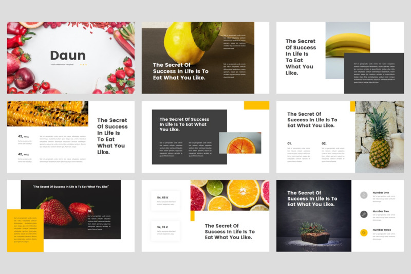 daun-food-google-slides-template