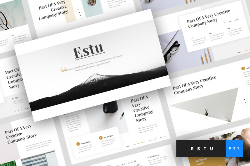 estu-clean-keynote-template