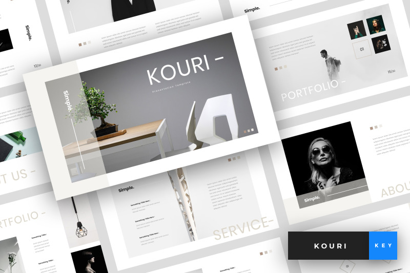 kouri-minimal-keynote-template