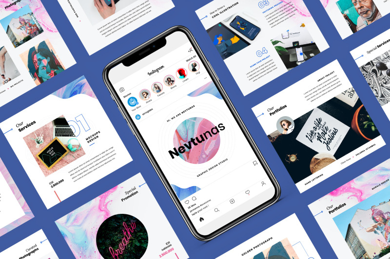 nevtunas-business-instagram-keynote-template