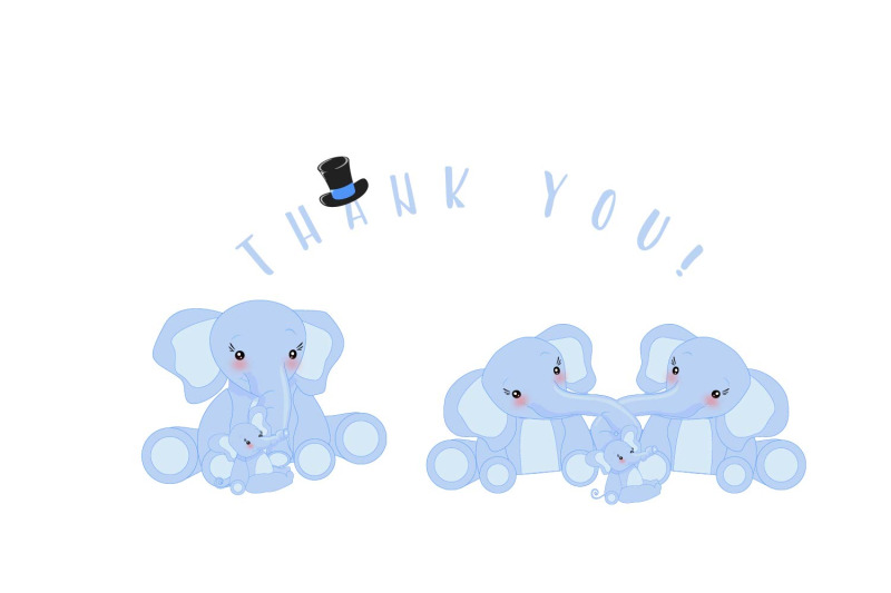 cute-blue-baby-elephants-bundle