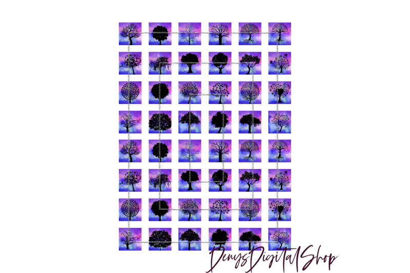 tree-silhouettes-tree-printable-squares